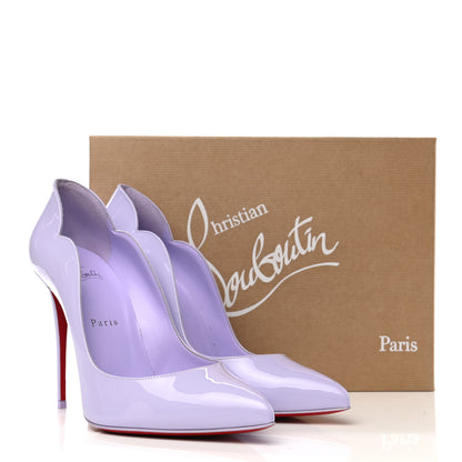 Christian Louboutin Patent Hot Chick 100 Pumps 39 Lilac Smoke 9 of 9