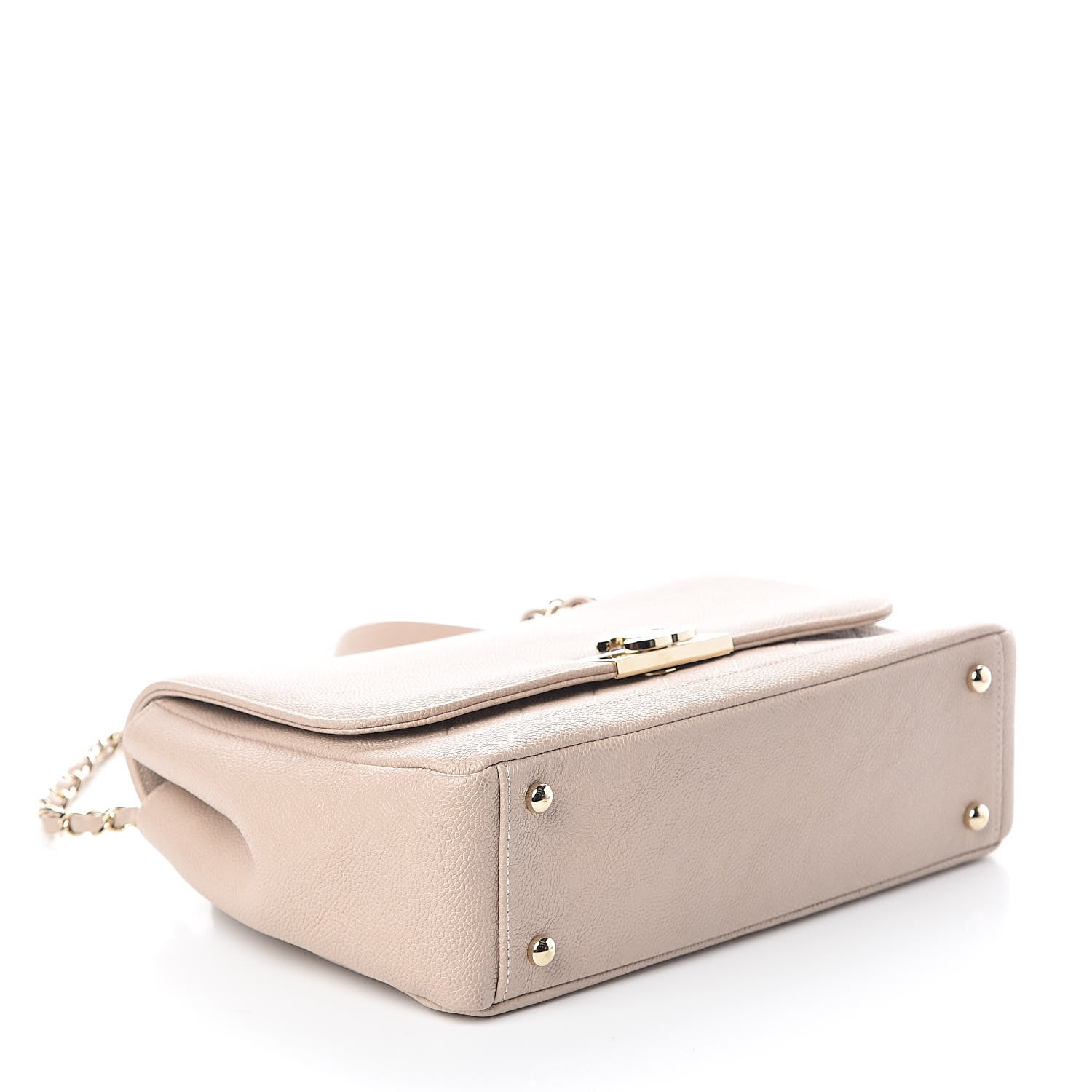 Chanel Caviar Quilted Flap Light Beige 4 of 9