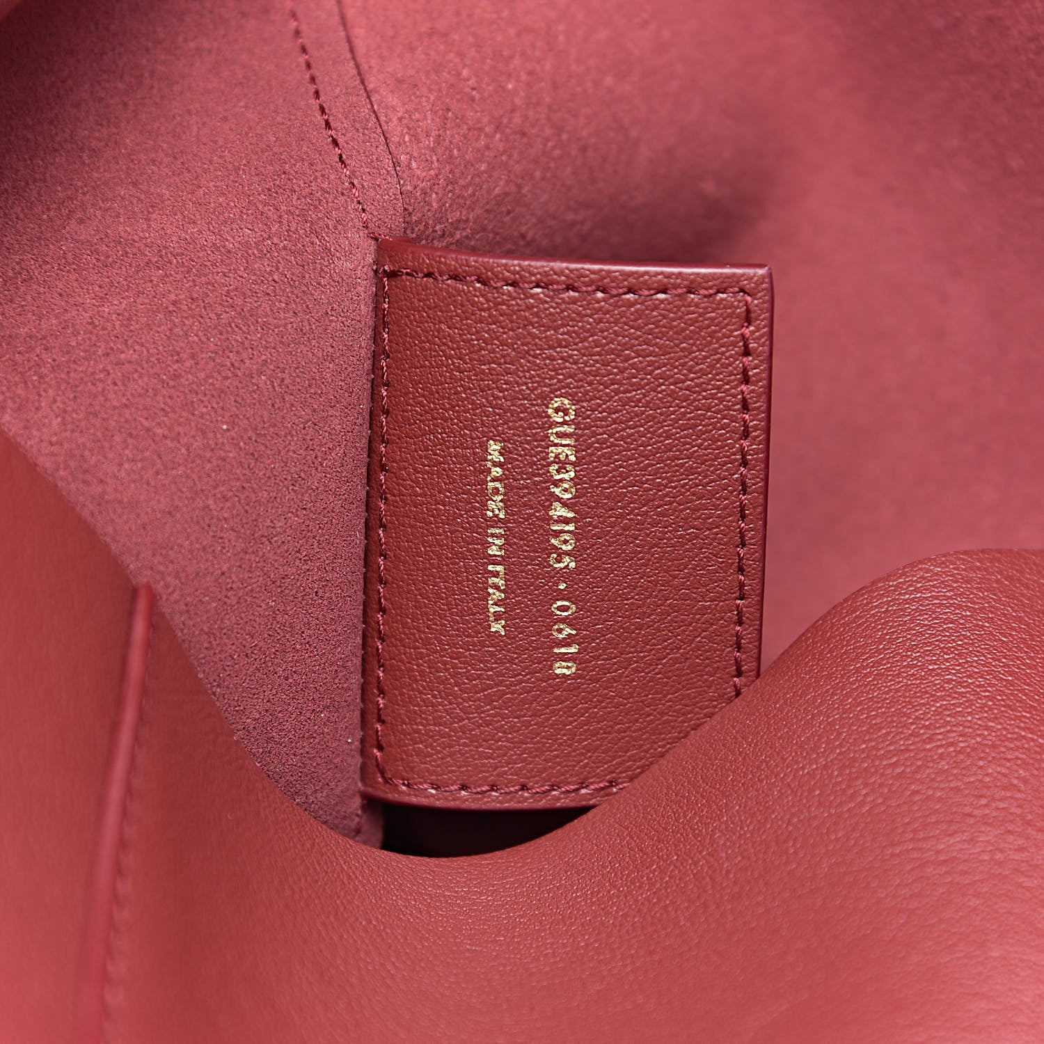 Saint Laurent Calfskin Large Shopping Tote Deep Carmin 8 of 11