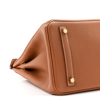 Hermes Togo Birkin 30 Gold 9 of 11