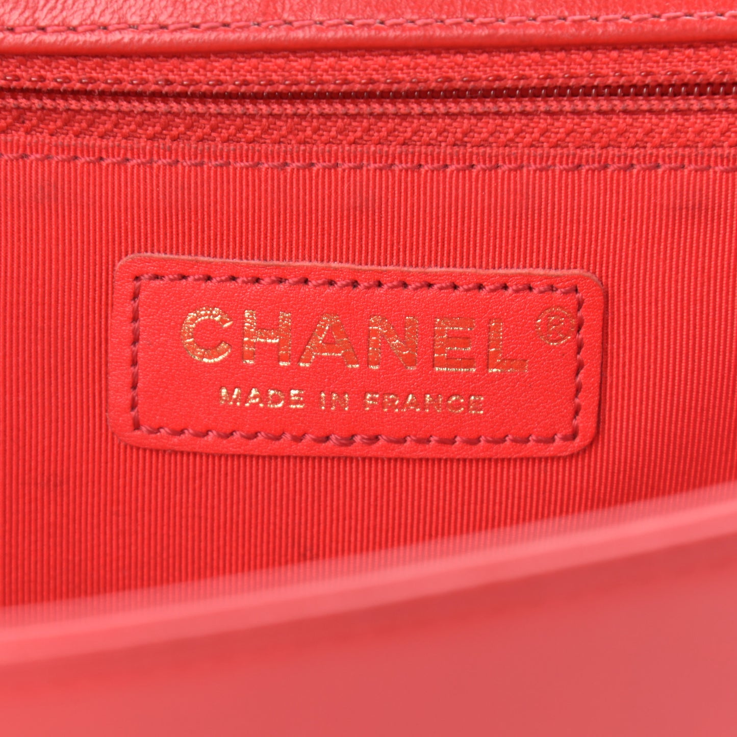 Lambskin Quilted New Medium Boy Flap Red