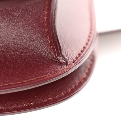Celine Box Calfskin Medium Classic Box Flap Bag Burgundy 21 of 21
