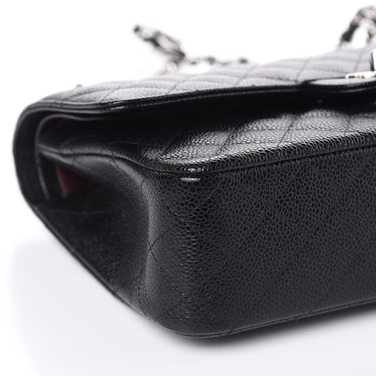Chanel Caviar Quilted Medium Double Flap Black 8 of 10