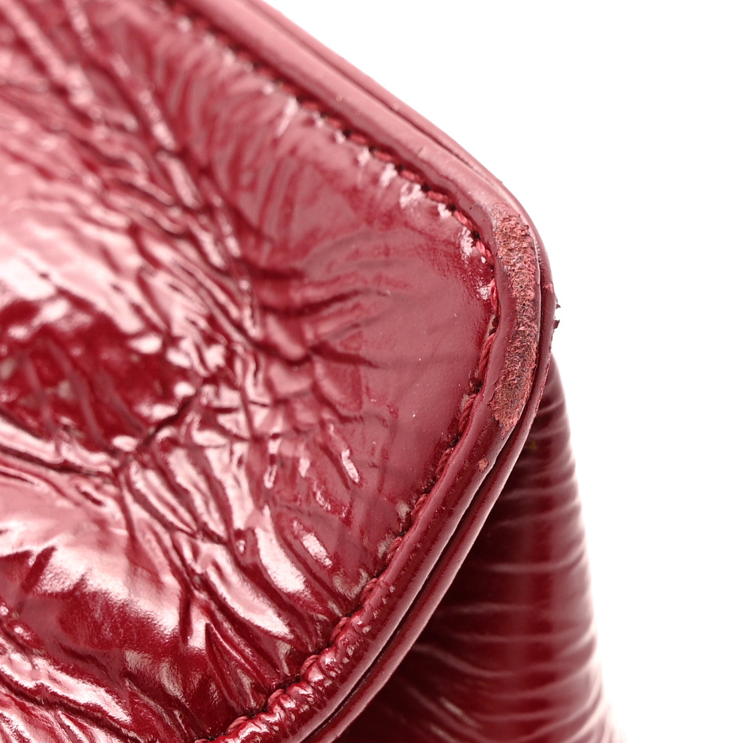 Chanel Shiny Aged Calfskin Shopping Bag Red 13 of 15