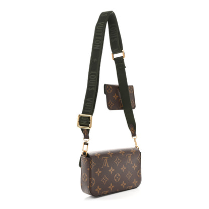 Louis Vuitton Monogram Felicie Strap & Go Kaki 3 of 9