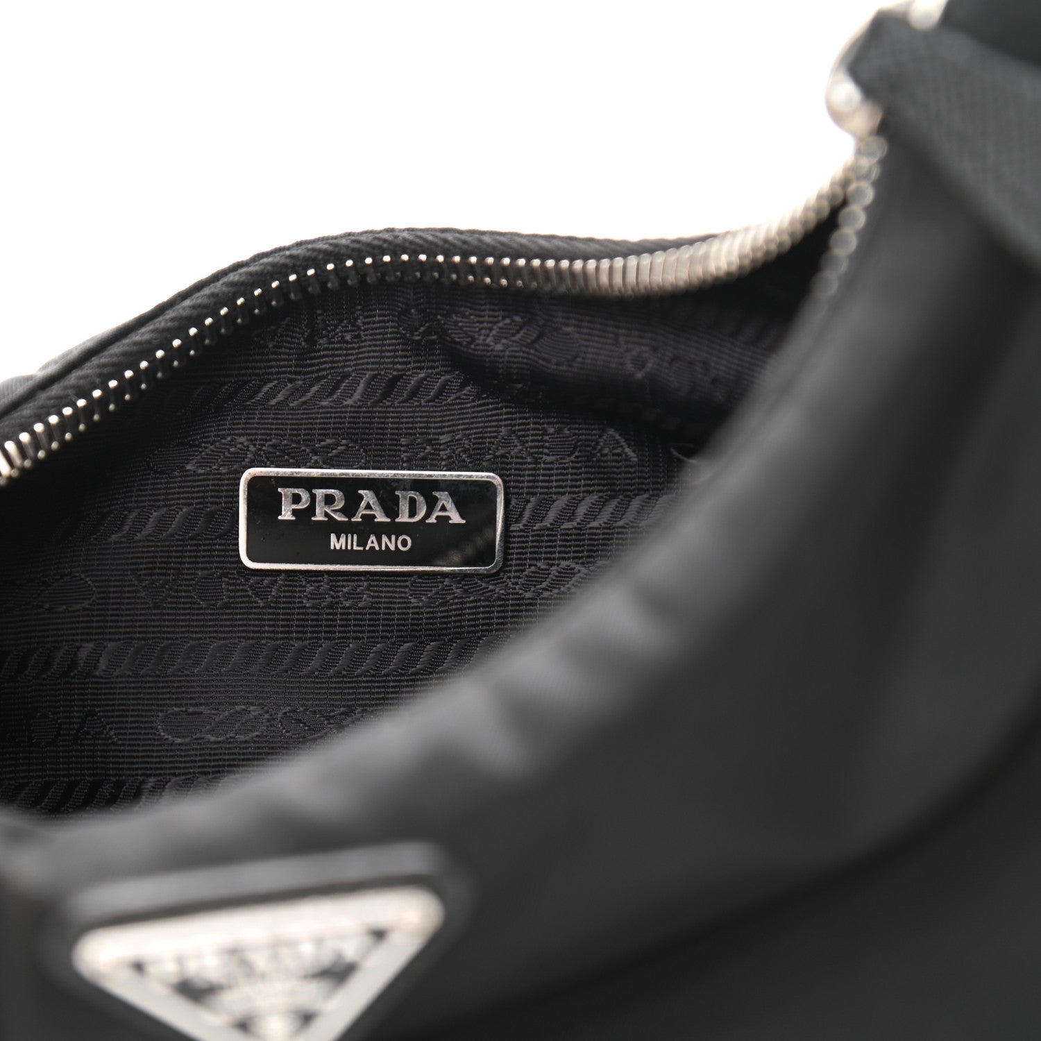 Prada Nylon Re-Edition 2005 Shoulder Bag Black 5 of 8