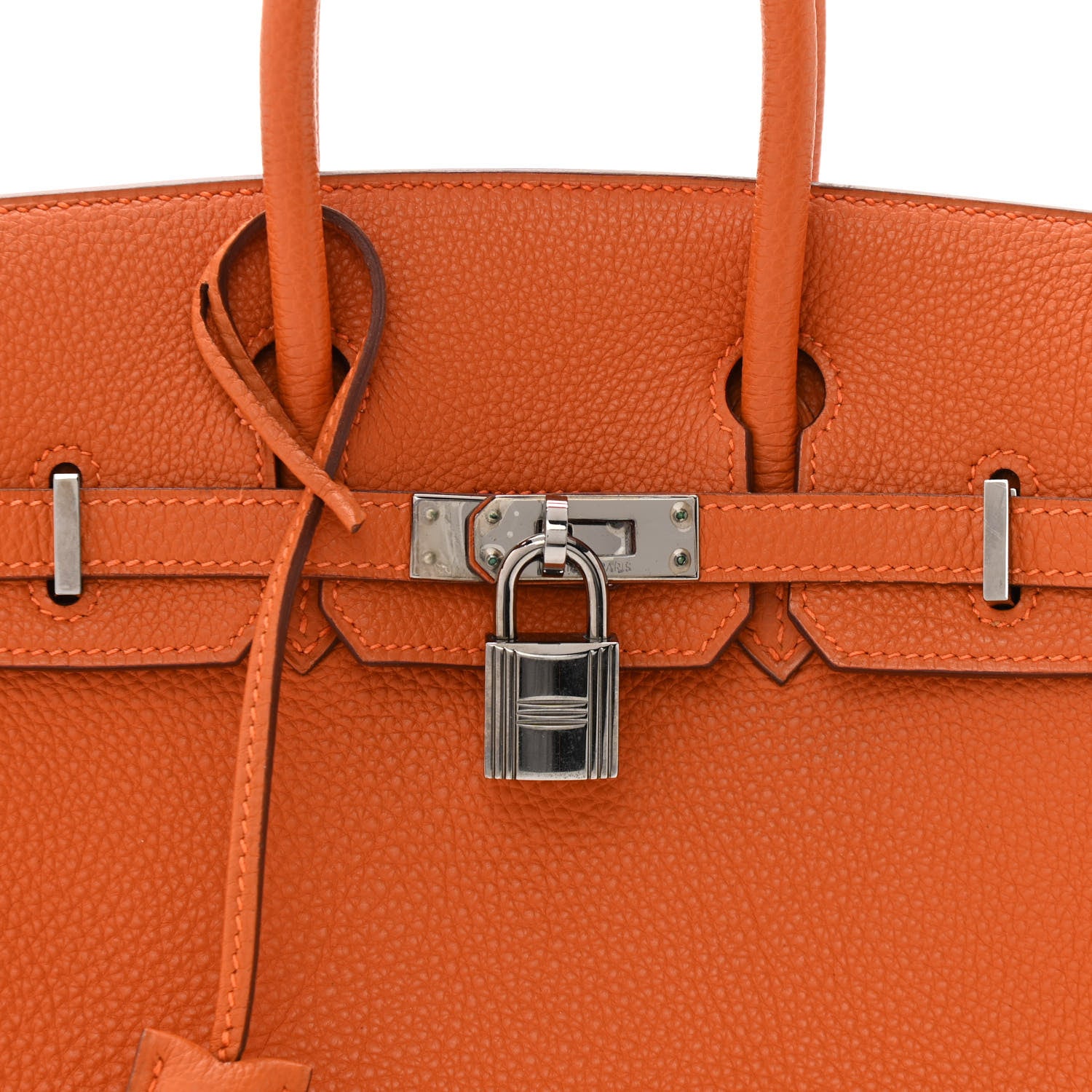 Hermes Togo Verso Birkin 25 Potiron Fauve 8 of 11