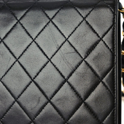 Chanel Lambskin Quilted Medium Single Flap Black 17 of 20