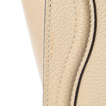 Celine Drummed Calfskin Nano Luggage Dune 10 of 12