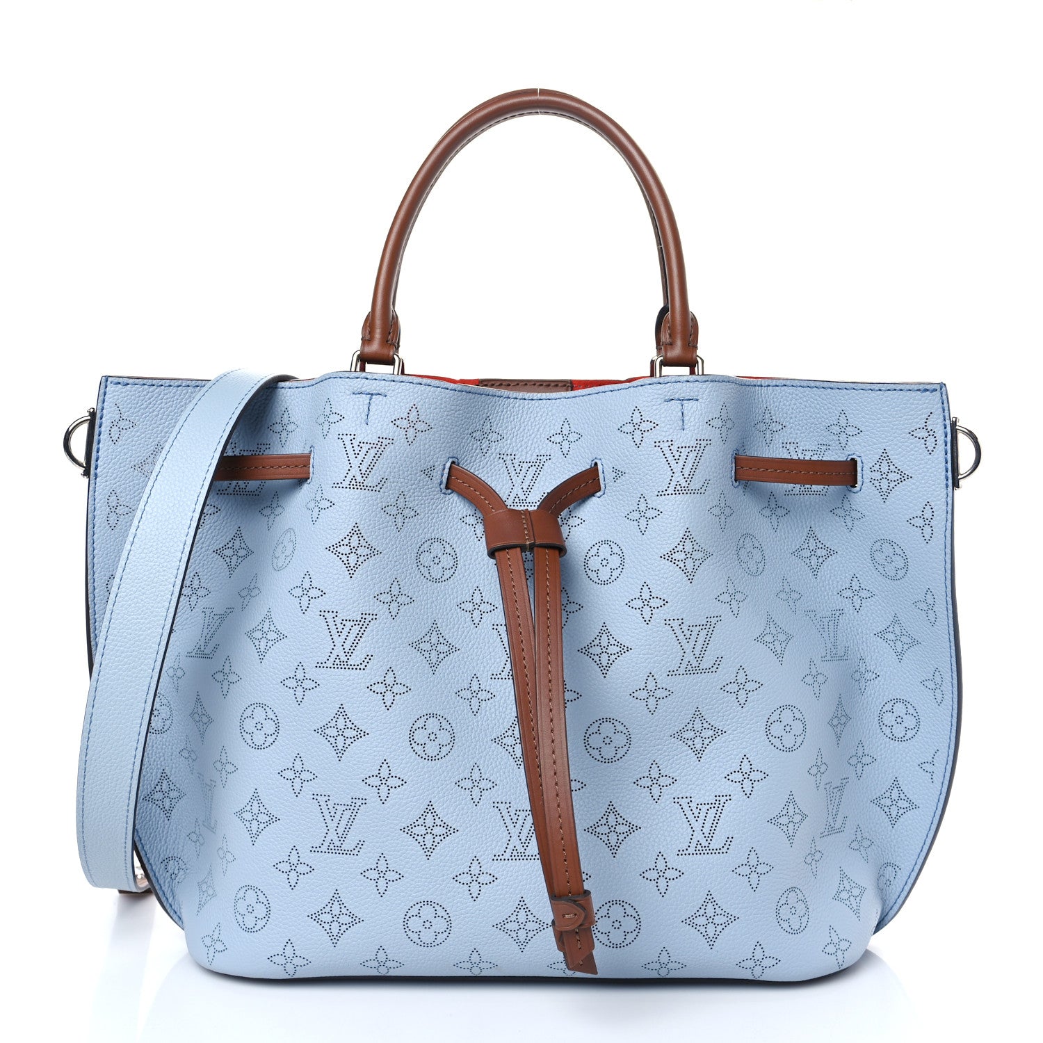 Louis Vuitton Mahina Girolata Blue Horizon Pumpkin 3 of 9