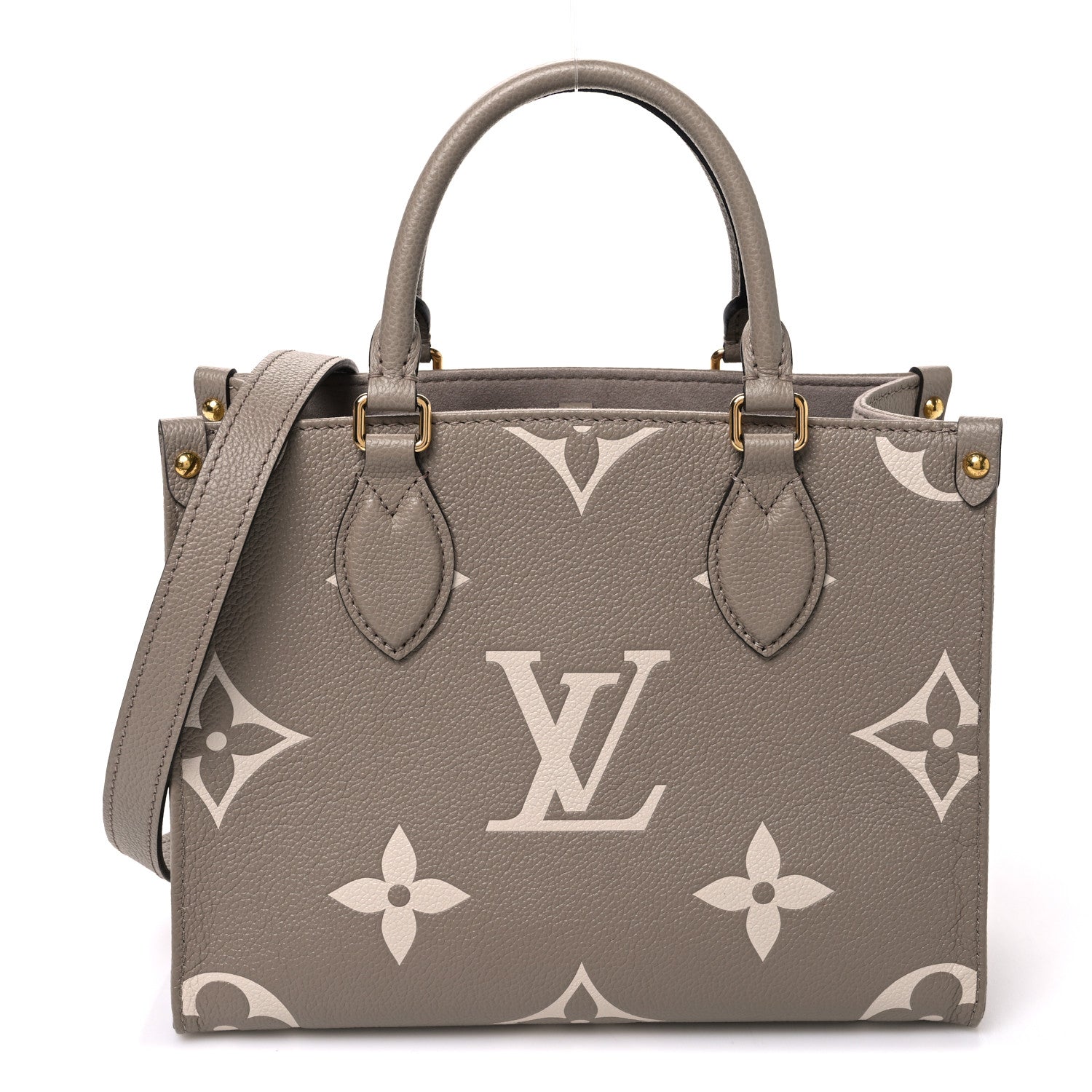 Louis Vuitton Empreinte Monogram Giant Onthego PM Tourterelle Creme 1 of 9