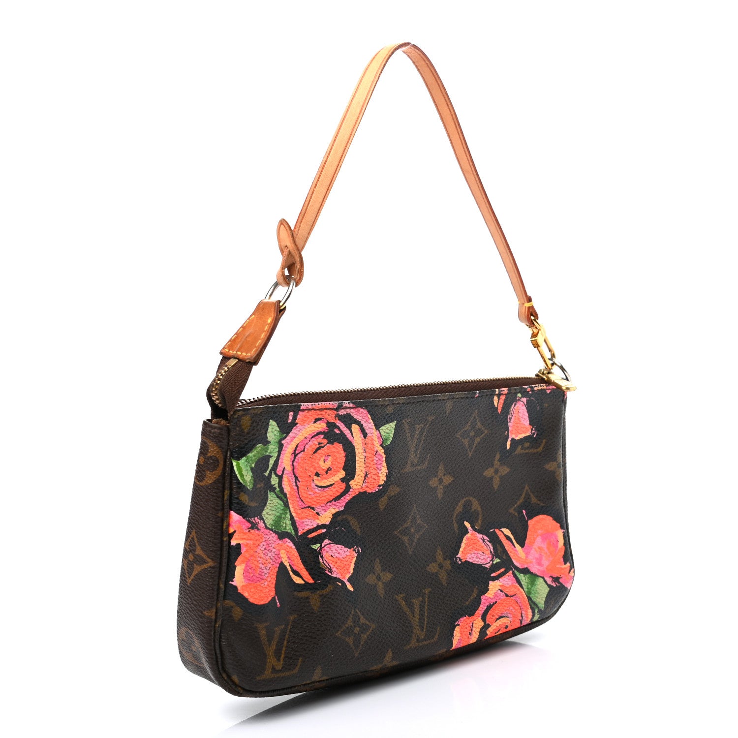 Louis Vuitton Monogram Roses Pochette Accessories 3 of 10