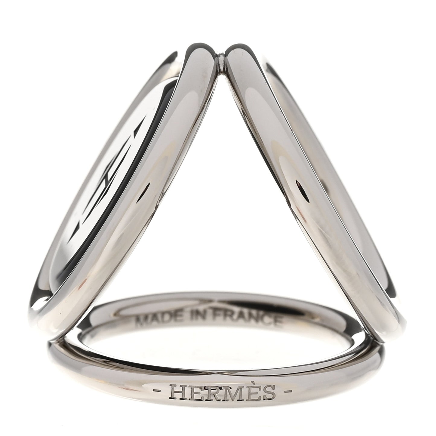 Palladium Trio Scarf Ring