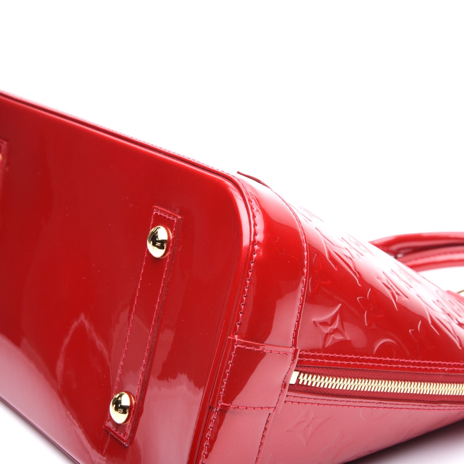 Louis Vuitton Vernis Alma MM Pomme D'Amour 6 of 10
