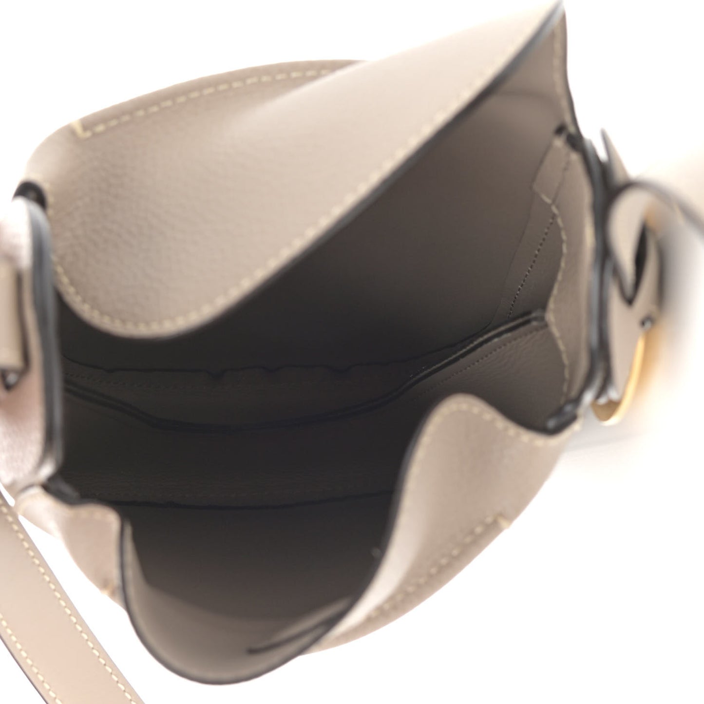 Small Grain Smooth Calfskin Mini Darryl Phone Crossbody Motty Grey