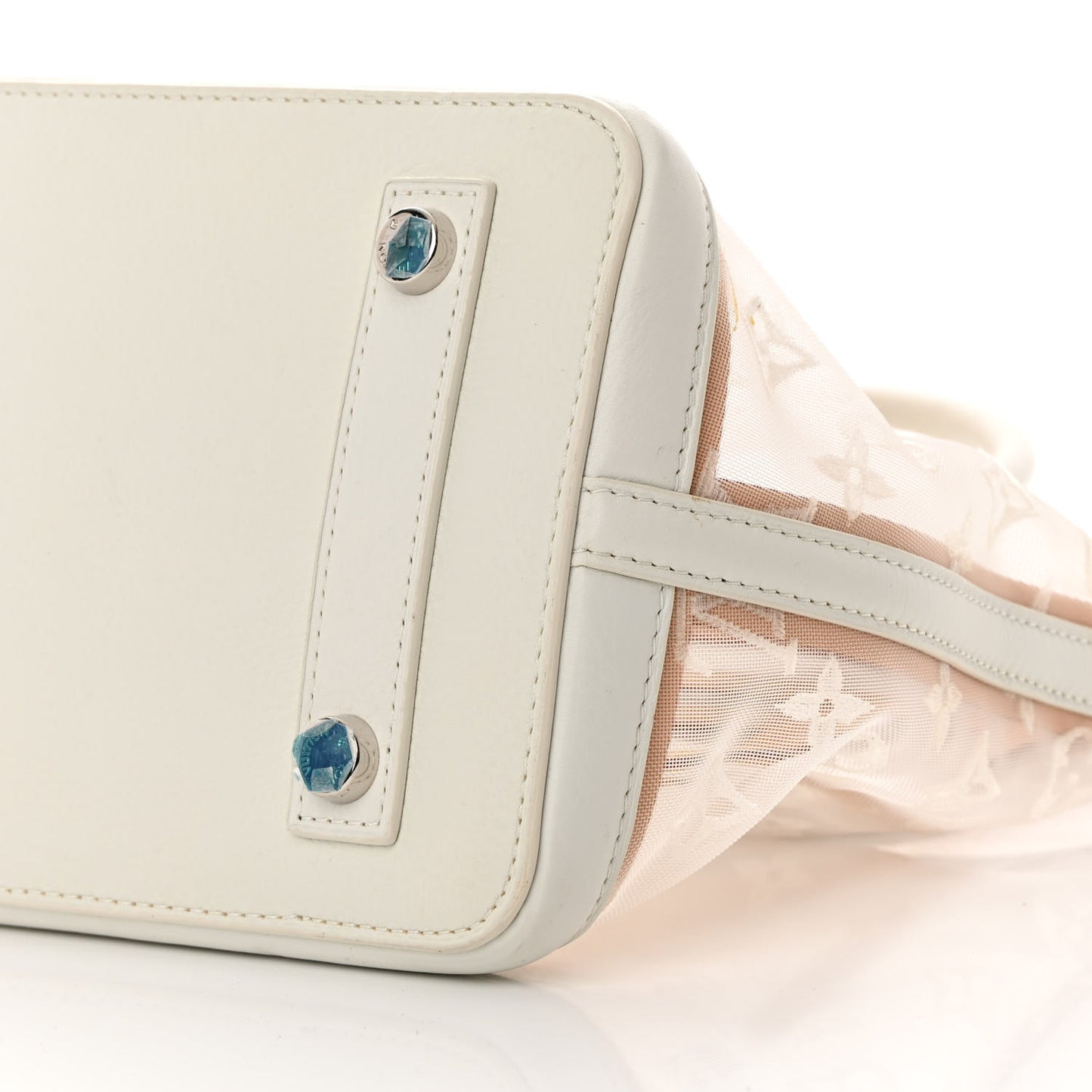 Monogram Transparence Lockit White