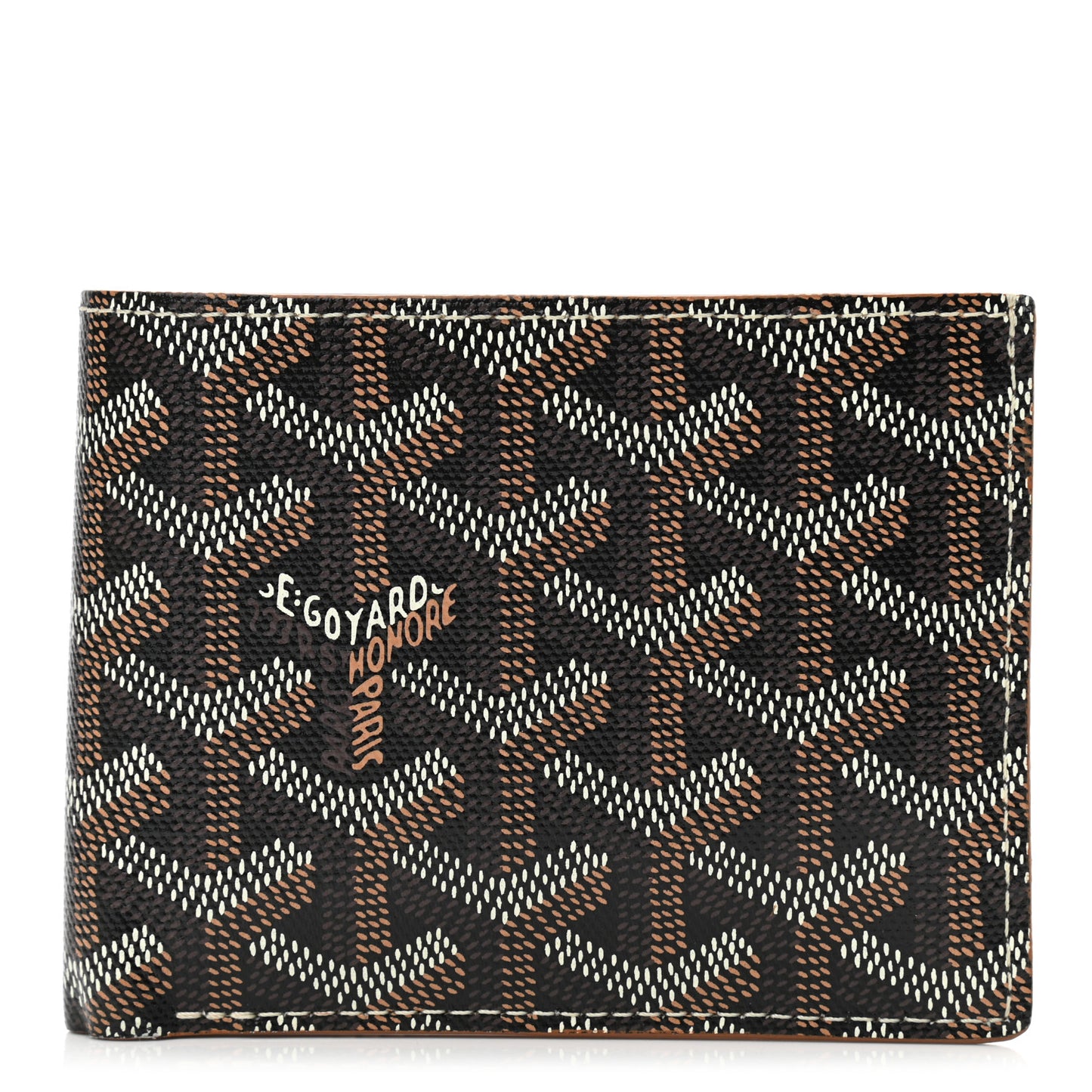Goyardine Bi-Fold Victoire PM Wallet Black