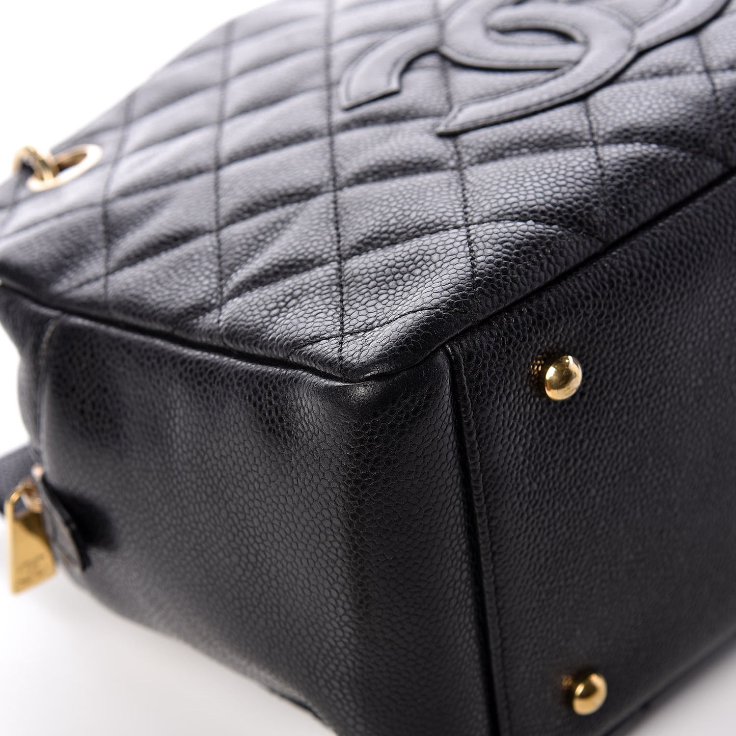 Caviar Quilted Petit Timeless Tote PTT Black