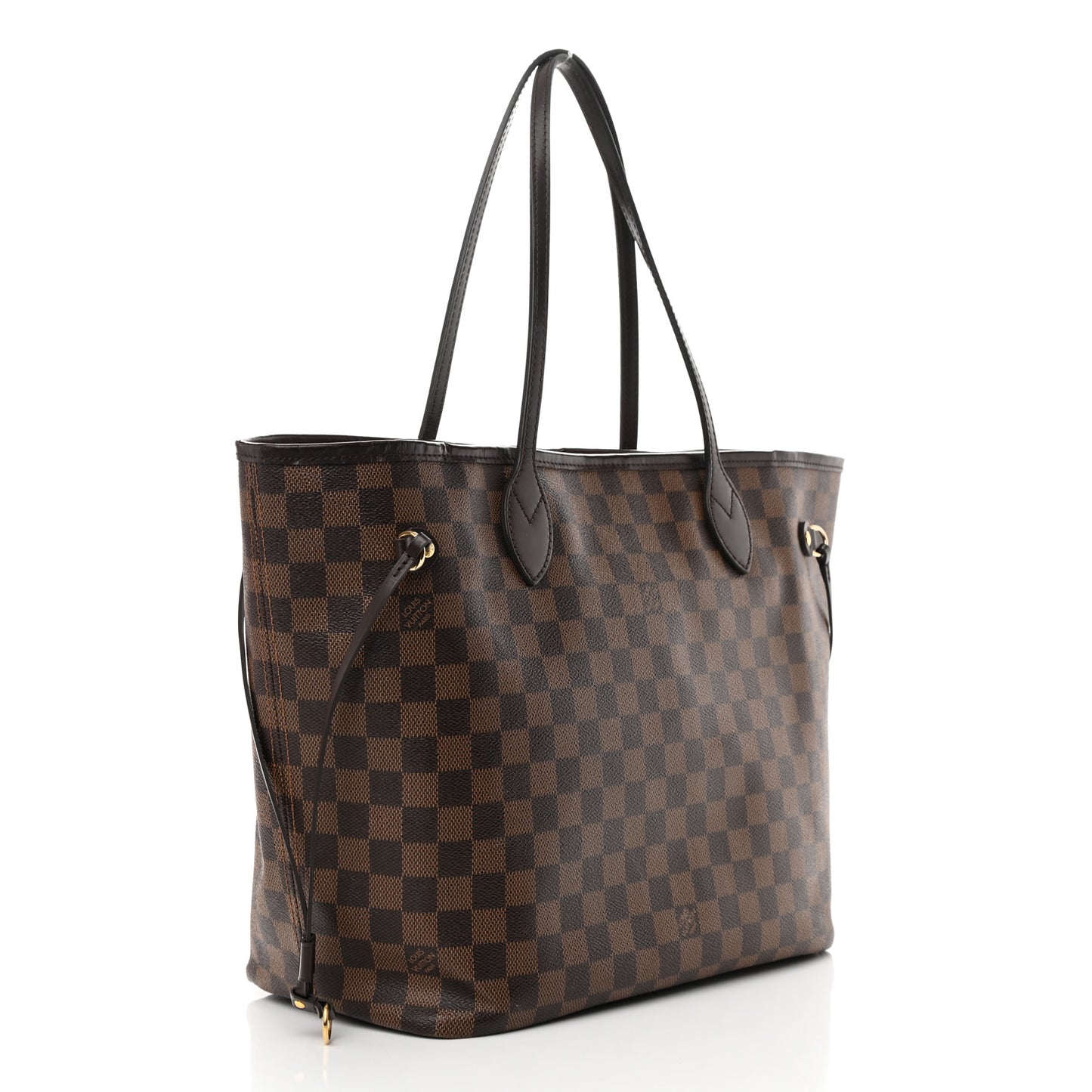 Damier Ebene Neo Neverfull MM Rose Ballerine