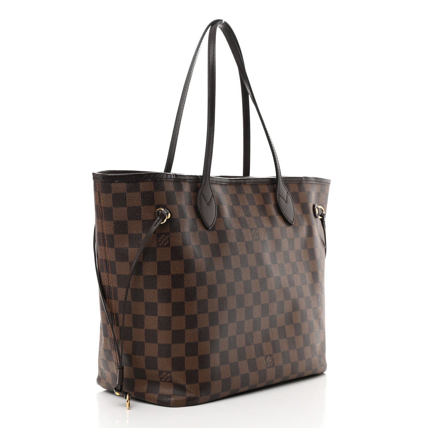 Louis Vuitton Damier Ebene Neo Neverfull MM Rose Ballerine 3 of 19
