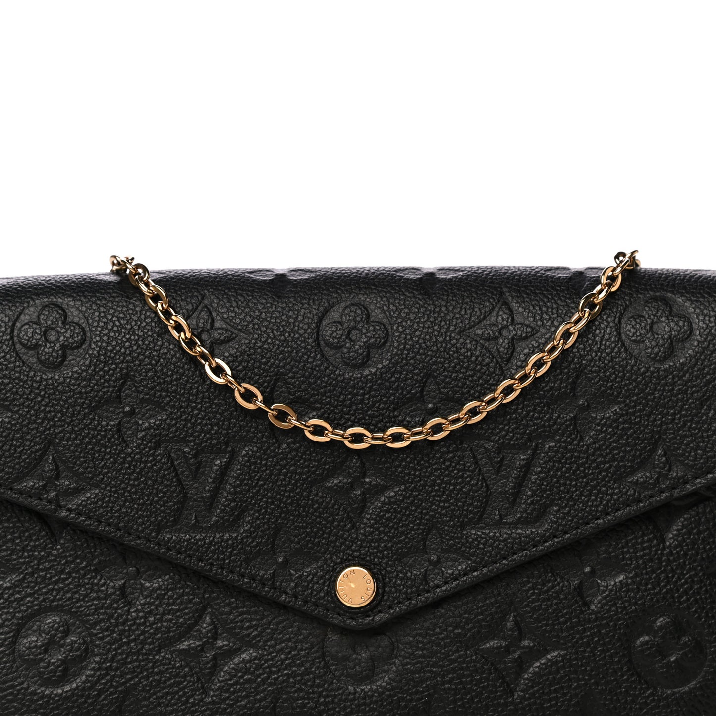 Empreinte Pochette Felicie Chain Wallet Black