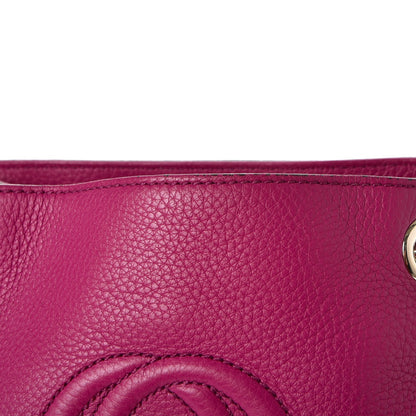 Gucci Cellarius Calfskin Small Soho Chain Shoulder Bag Bright Bouganville 8 of 13