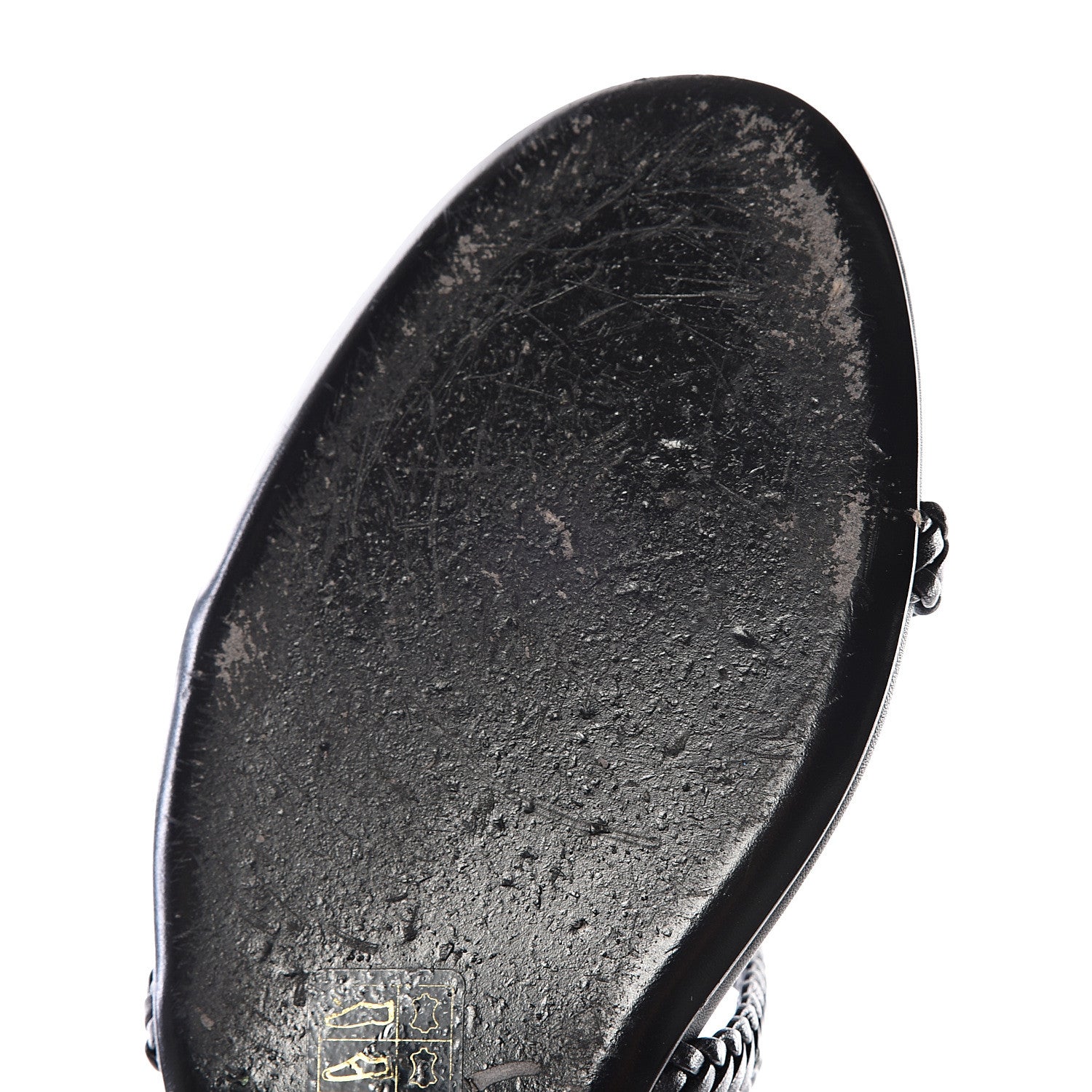 Gucci Calfskin Malaga Kid Sandals 39.5 Black 13 of 14