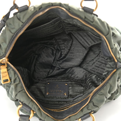 Prada Tessuto Nylon Gaufre Tote Fumo 5 of 11