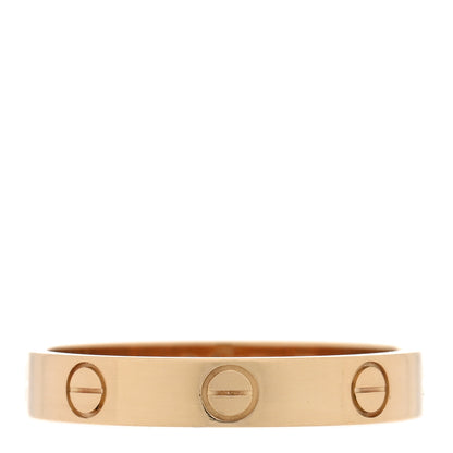 Cartier 18K Yellow Gold 3.5mm LOVE Wedding Band Ring 58 8.5 3 of 5