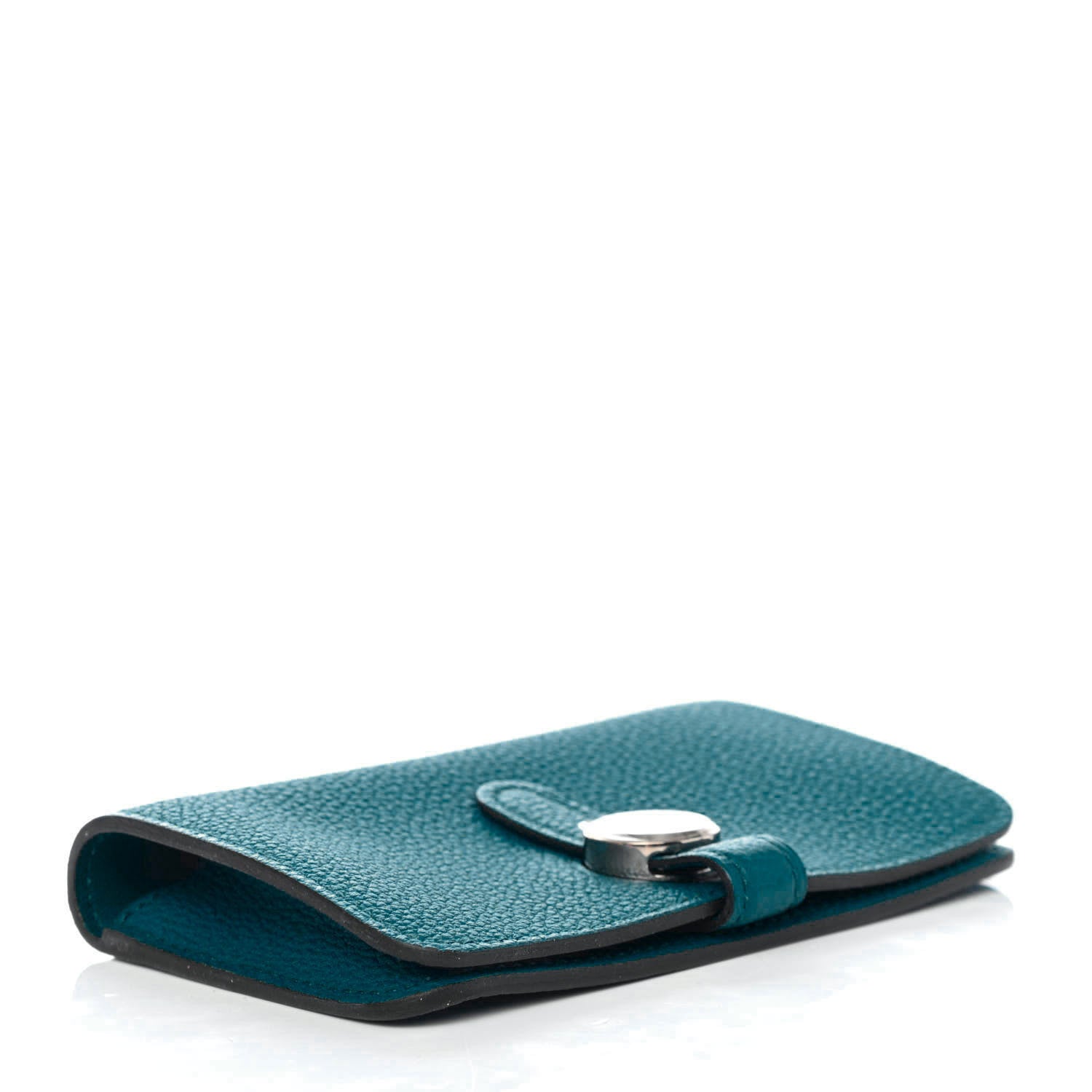 Hermes Togo Dogon Card Case Key Holder Cobalt 3 of 4