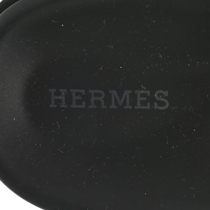 Hermes Calfskin Womens Chypre Sandals 37.5 Gold 7 of 8