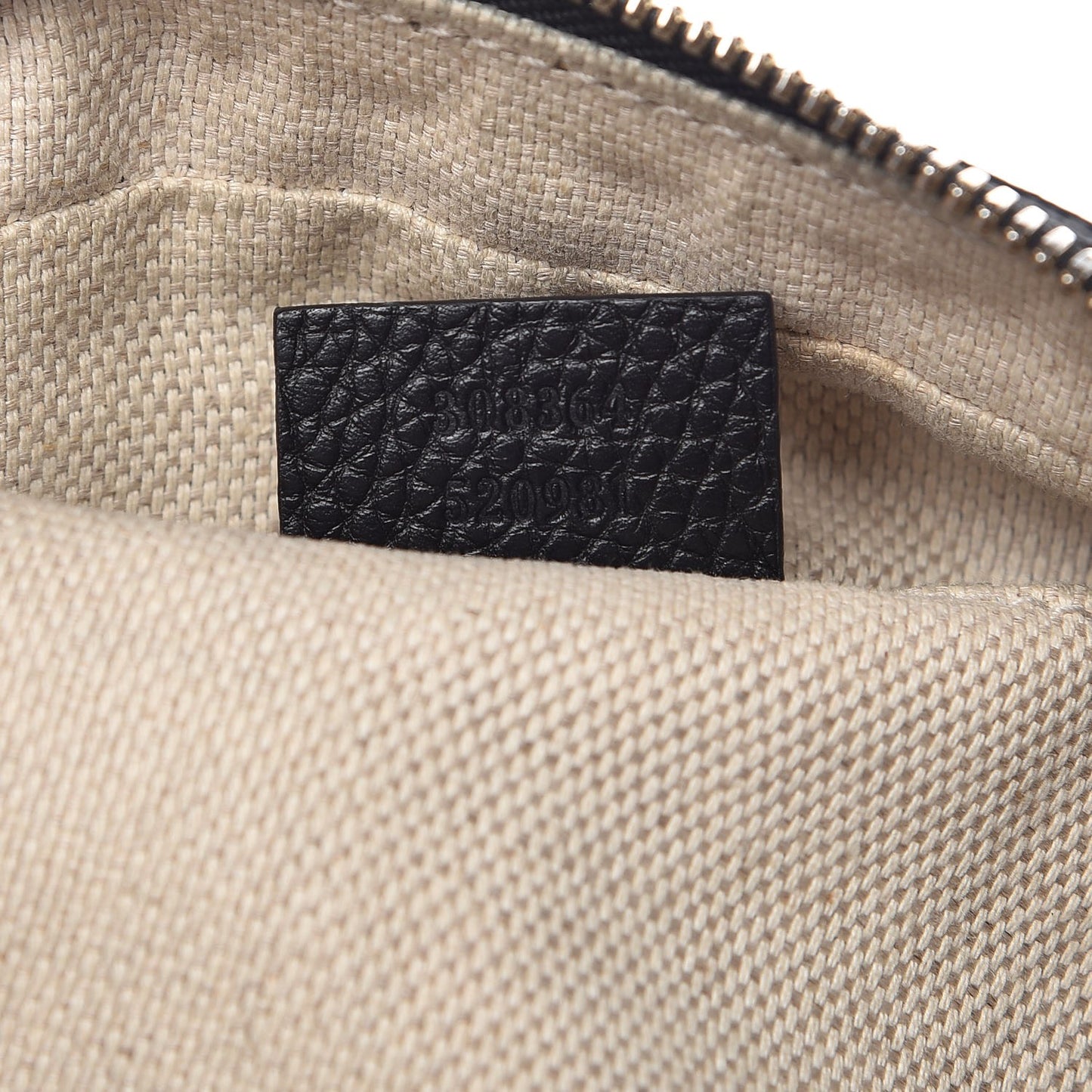 Pebbled Calfskin Small Soho Disco Bag Black