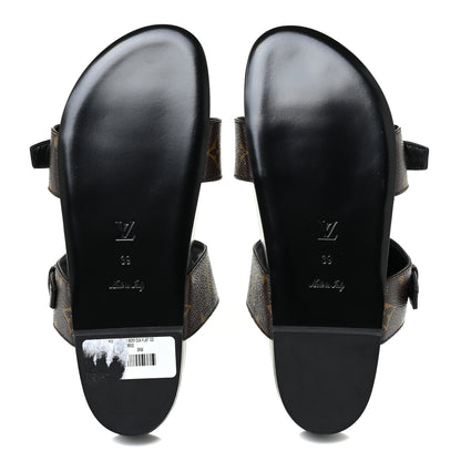 Louis Vuitton Monogram Bom Dia Mule Sandals 39 5 of 12