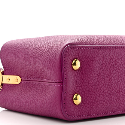Louis Vuitton Taurillon Mini Capucines Purple 8 of 9