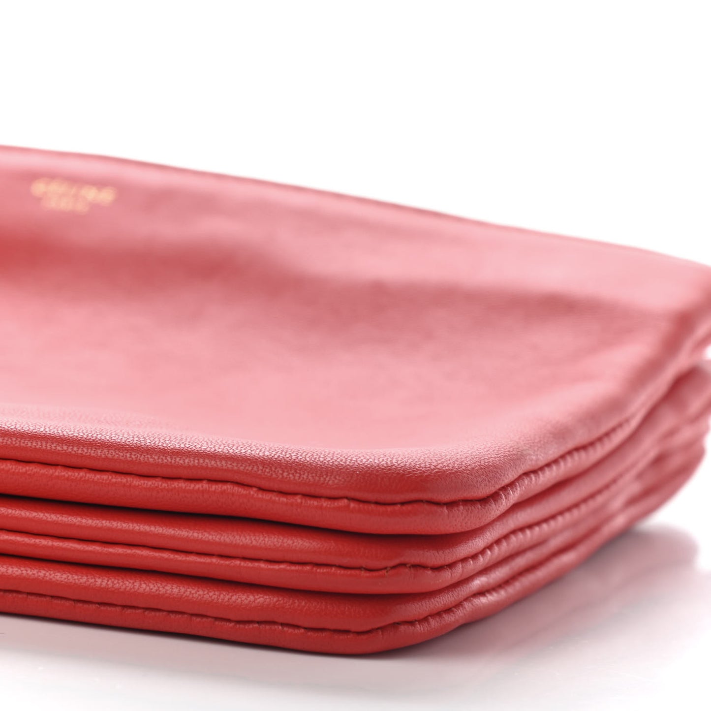 Lambskin Small Trio Crossbody Bag Red