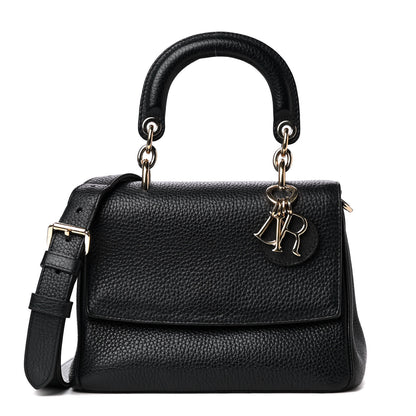 Christian Dior Bullcalf Mini Be Dior Flap Black Fraise 2 of 18