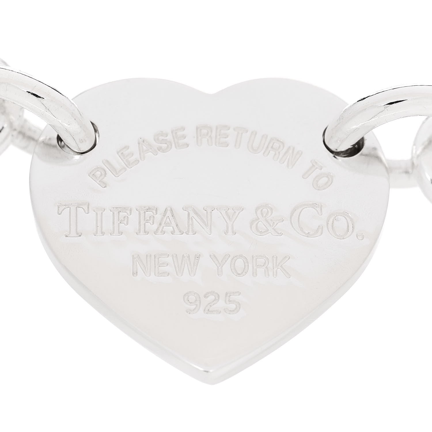 Tiffany Sterling Silver Return to Tiffany Heart Tag Bracelet 3 of 4