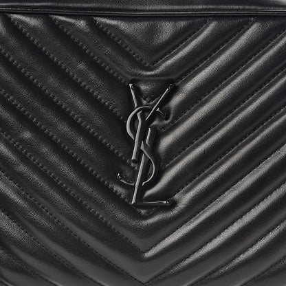 Saint Laurent Calfskin Matelasse Monogram Lou Camera Bag Black 9 of 9