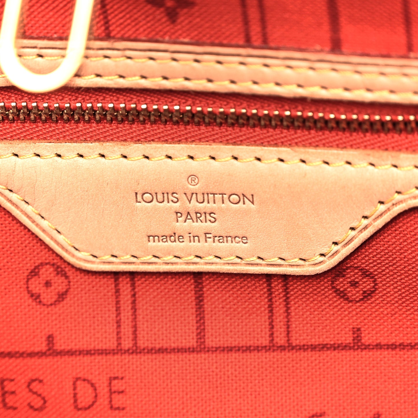 Monogram My LV Heritage Neverfull GM Red Green