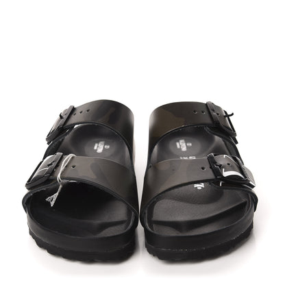 Valentino Garavani Calfskin VLTN Birkenstock Slide Sandals 41 Black 2 of 8