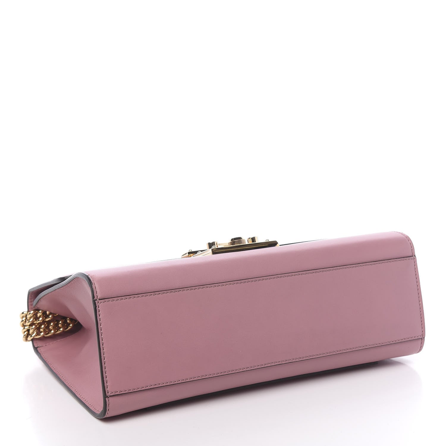 Gucci Moon Calfskin Medium Padlock Shoulder Bag Carmine Rose 4 of 10