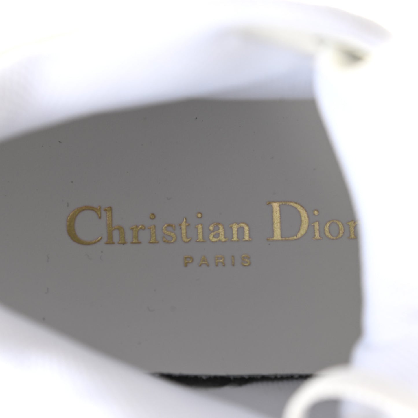 Calfskin Womens Walk'n' Dior Star High Top Sneakers 37 White
