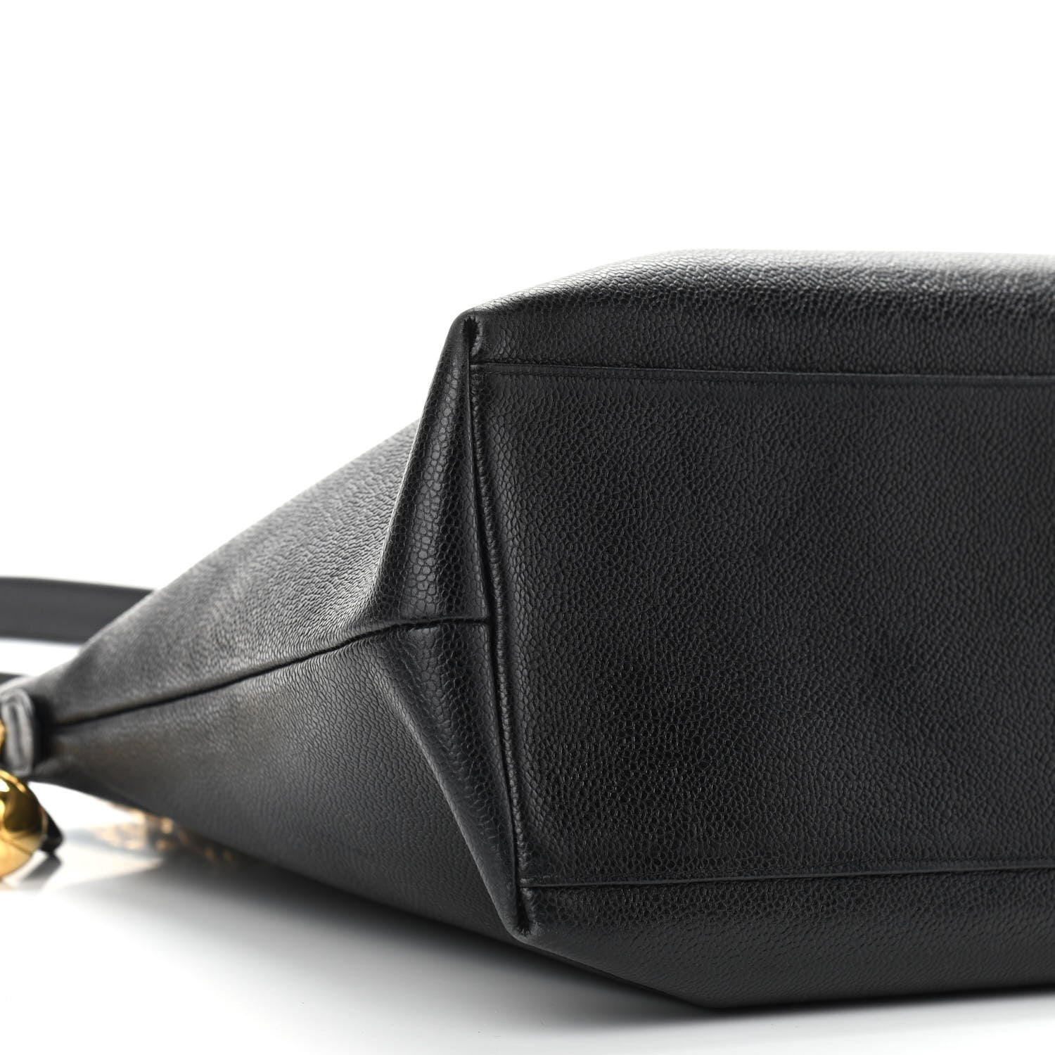 Chanel Caviar CC Shopper Tote Black 8 of 9