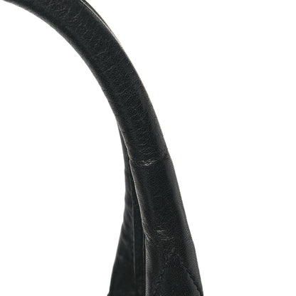 Chanel Calfskin Stitched CC Boston Black 10 of 11