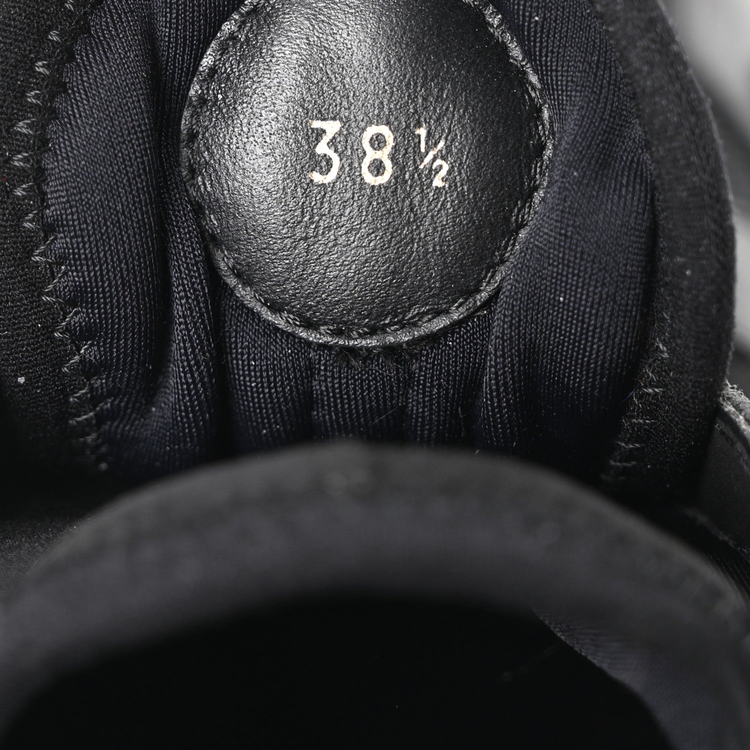Louis Vuitton Calfskin Run Away Sneakers 38.5 Black 9 of 9