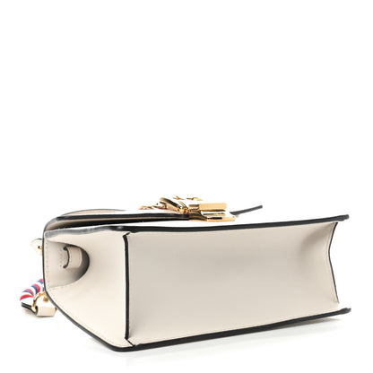 Gucci Calfskin Mini Sylvie Top Handle Bag White 4 of 10