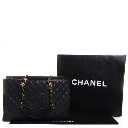 Chanel Caviar XL Grand Shopping Tote GST Black 4 of 8