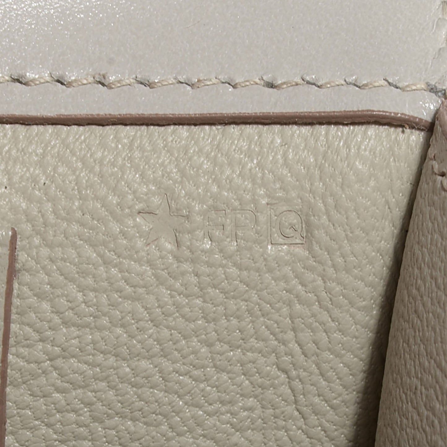 Tadelakt Medor Clutch 23 Gris Perle