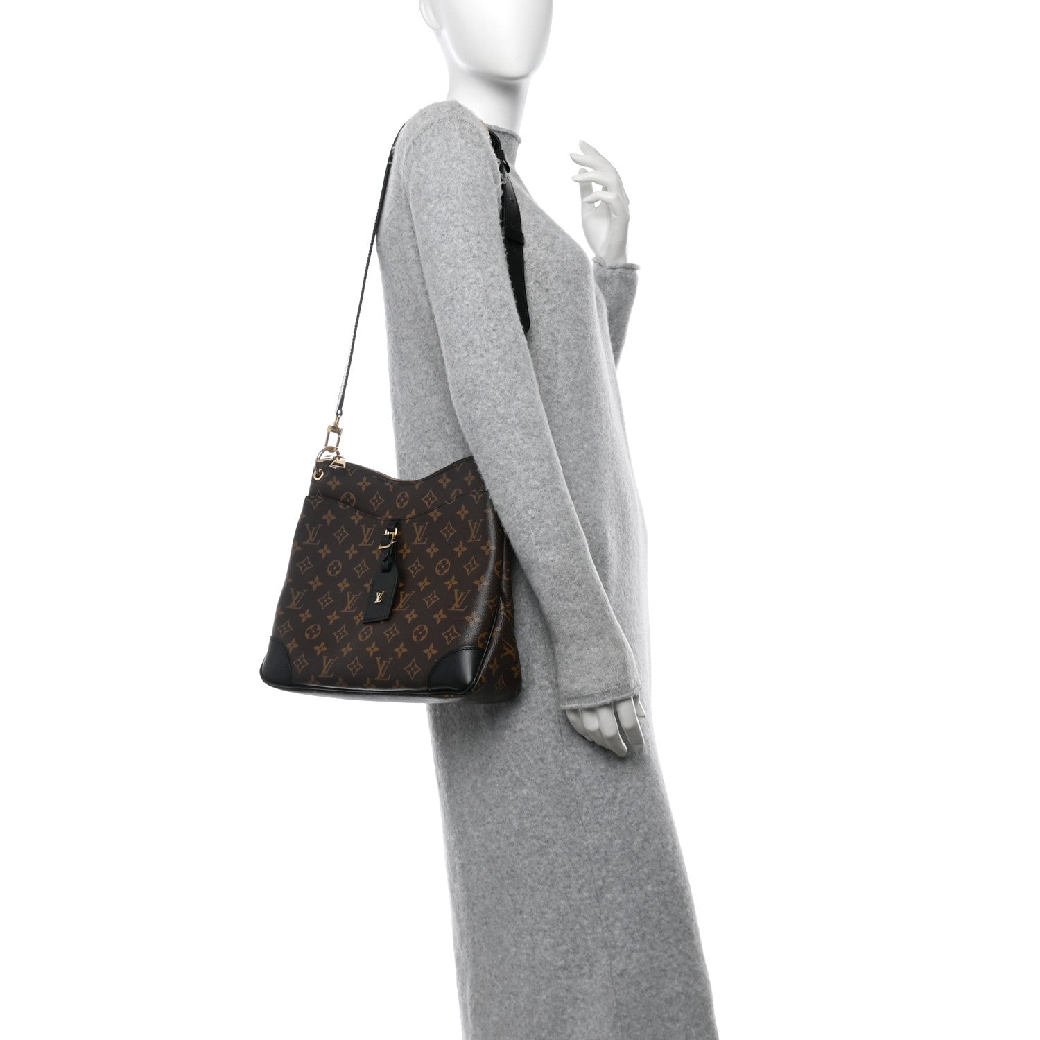 Louis Vuitton Monogram Odeon MM Black 2 of 11