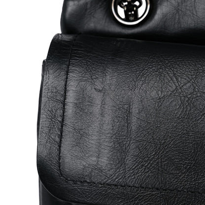 Chanel Aged Calfskin Chevron Quilted 2.55 Reissue 226 So Black 15 of 18